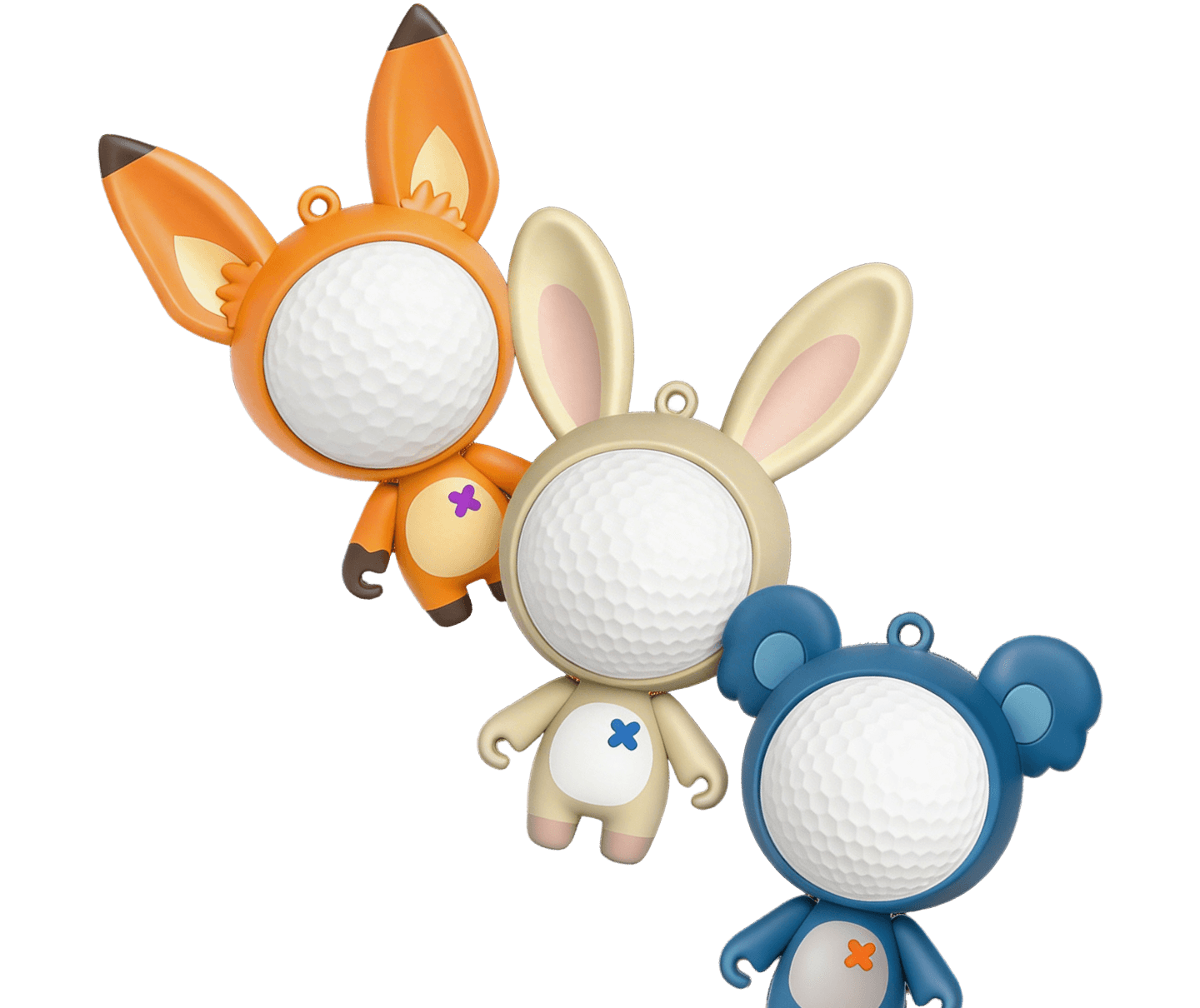Squad bundle — Fairway Fox, Bunker Bunny, Kaddie Koala